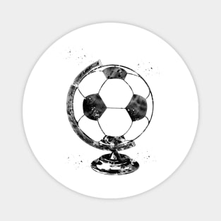 Soccer Ball Globe Magnet